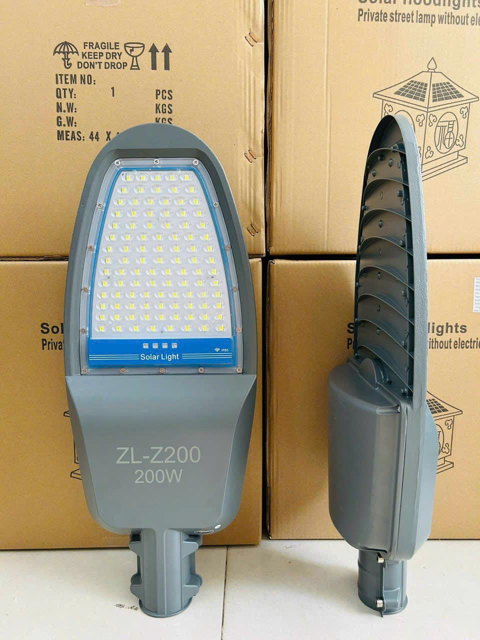 Đèn Đường Năng Lượng Mặt Trời Chuyên Công Trình 200W ZL-Z200 200W